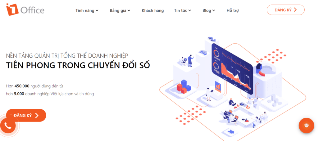 Phần mềm điểm danh nhân viên 1Office