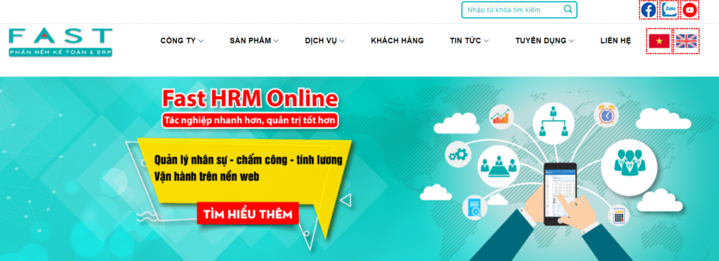 Phần mềm quản lý nhân sự Fast HRM