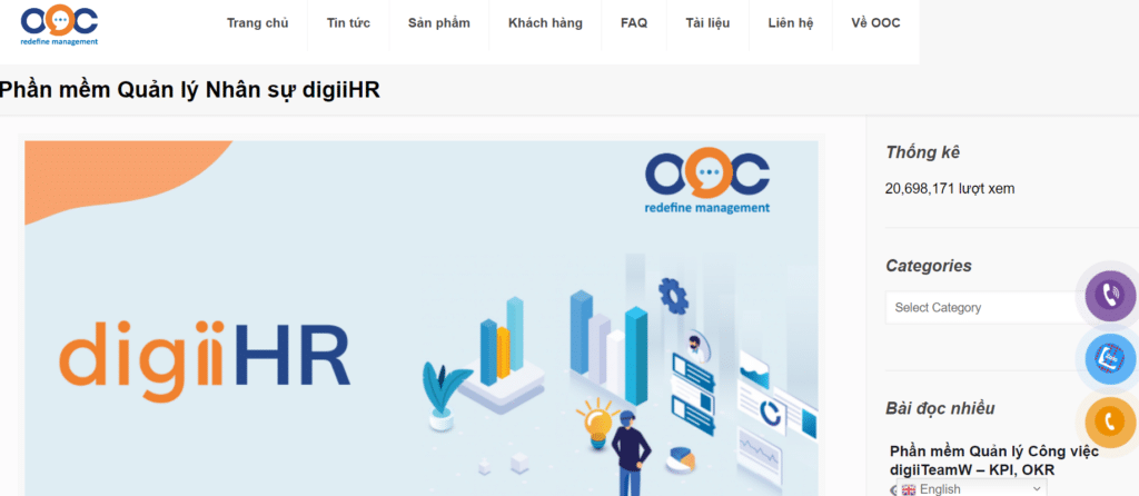 Phần mềm quản lý nhân sự OCC DIGIIHR