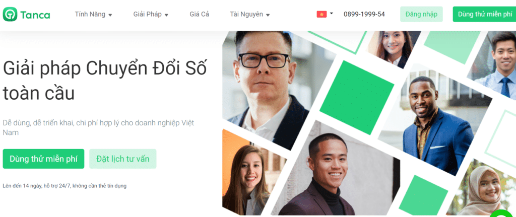 Phần mềm quản lý nhân sự Tanca.io