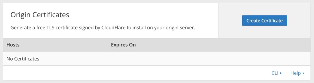 Create Certificate