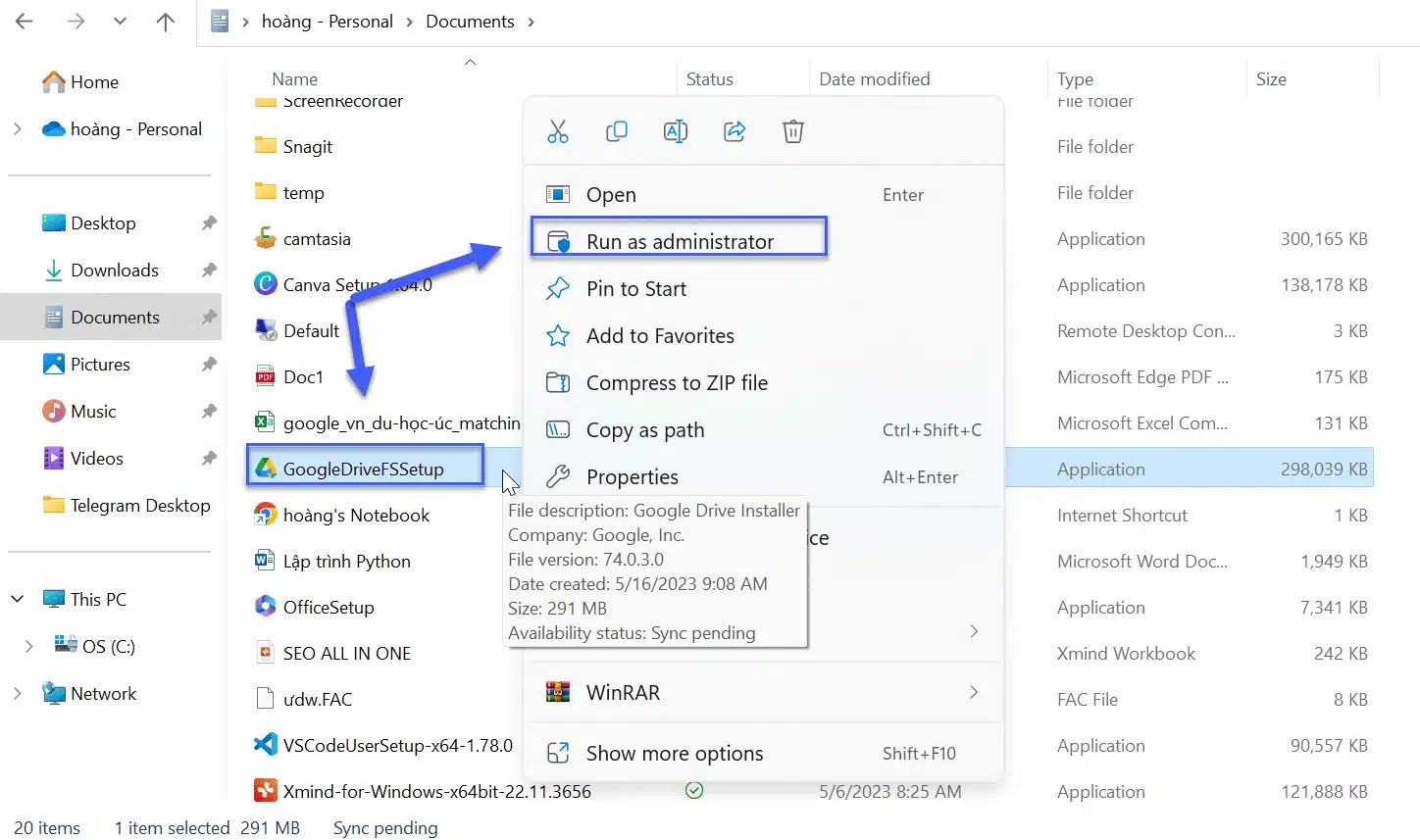 Cách cài đặt Google Drive File Stream trên máy tính