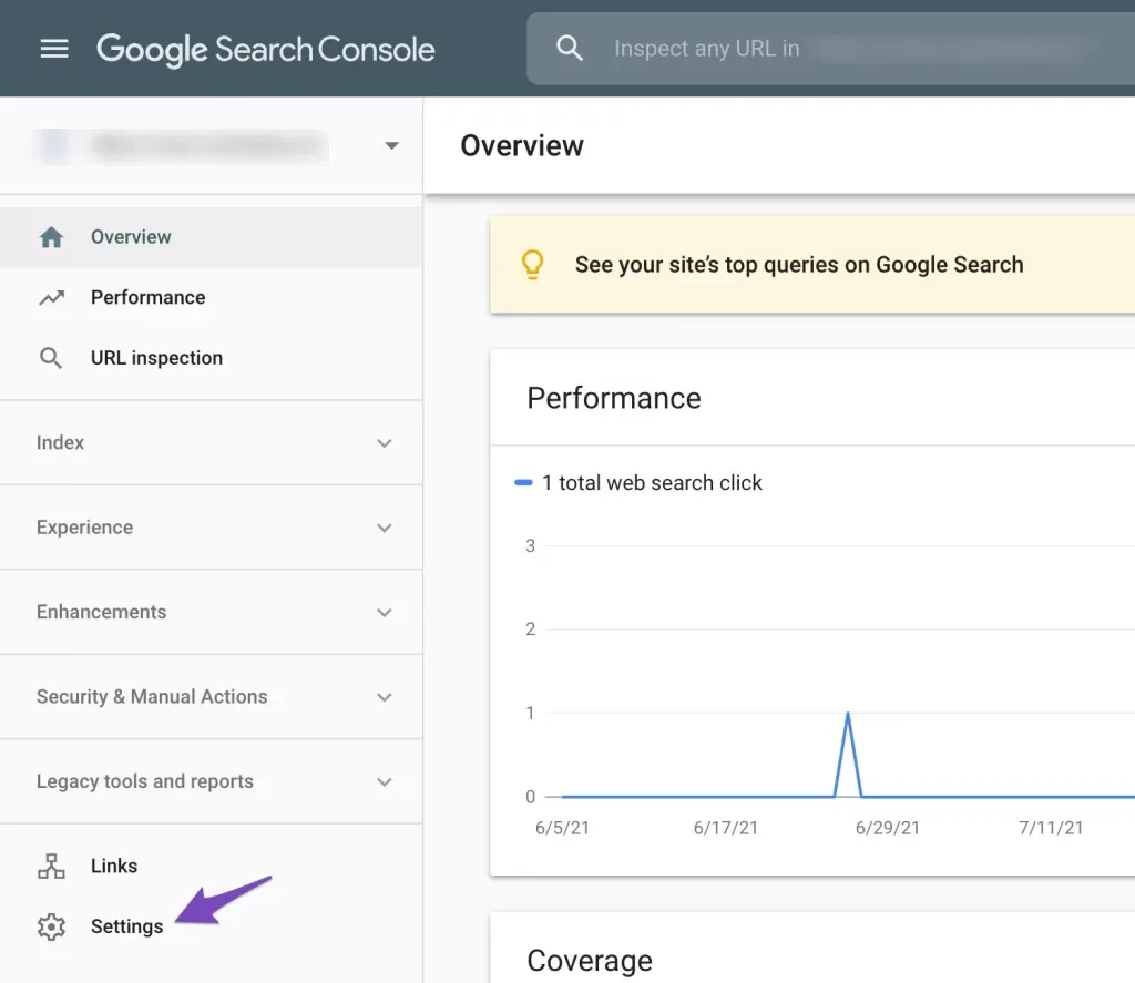 Cấp quyền quản trị cho Google index API
