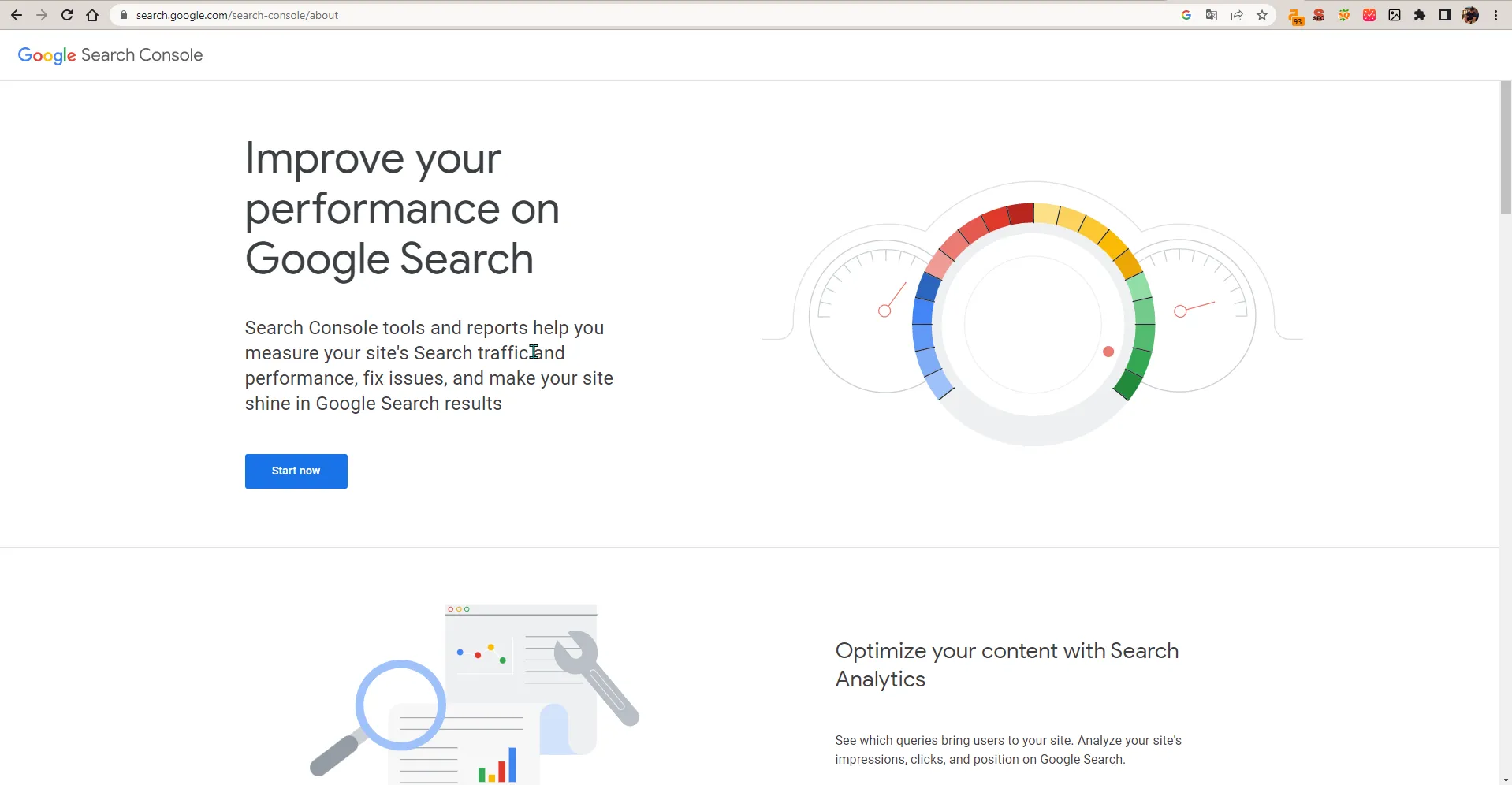 Đăng ký Google Search Console giúp Google hiểu hơn về website của bạn
