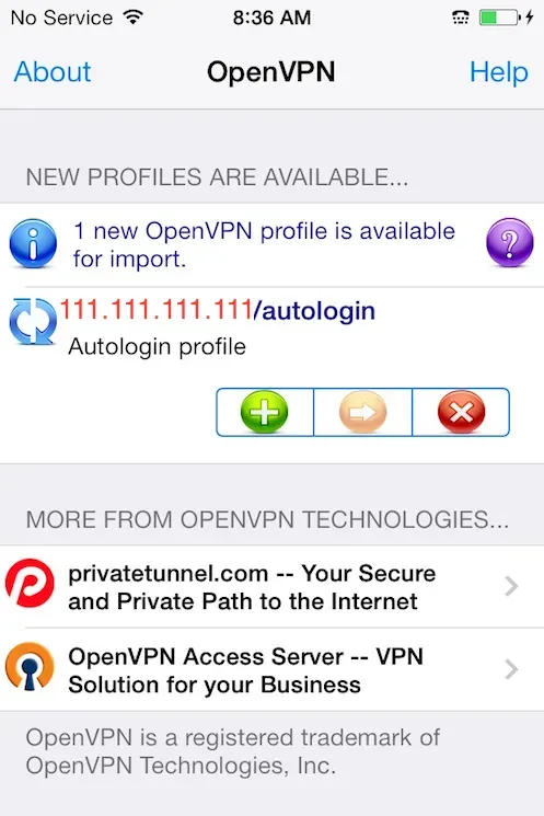 Mở OpenVPN