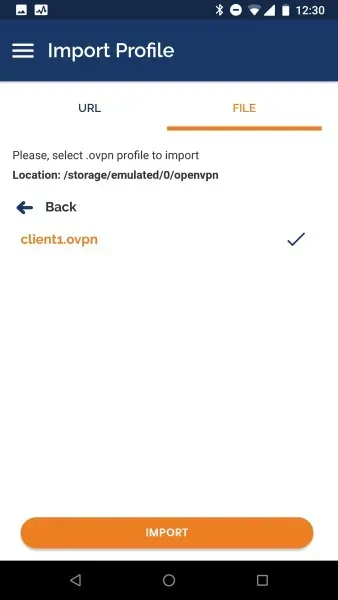 Nhấn vào nút Import để hoàn tất