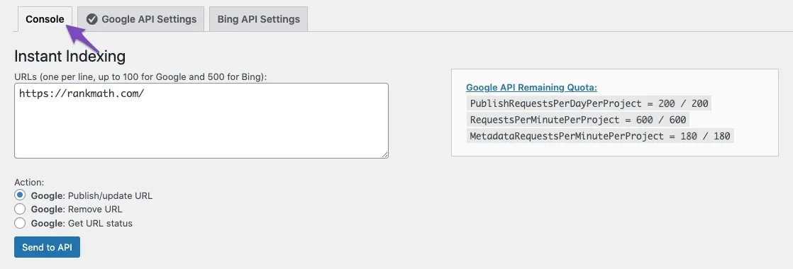Hướng Dẫn Index Website Bằng Google Api Cực Nhanh 35 Sử dụng Instant Indexing trong tab Console