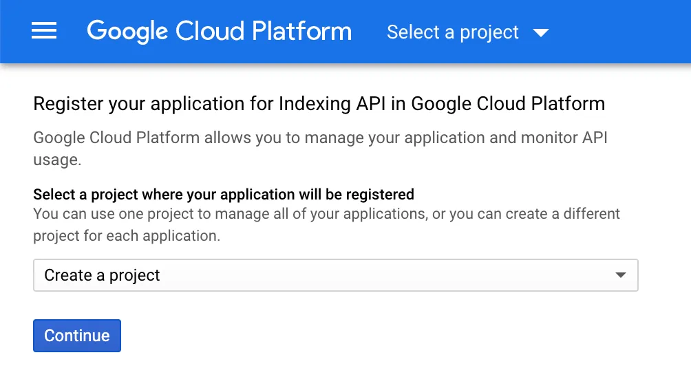 Tạo Project trong Google Cloud