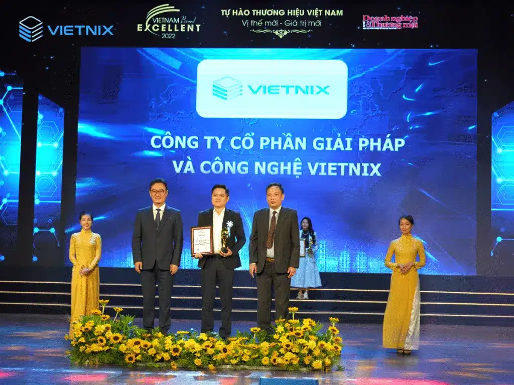 Vietnix vinh dự nhận được giải thưởng Thương hiệu Việt Nam xuất sắc năm 2022