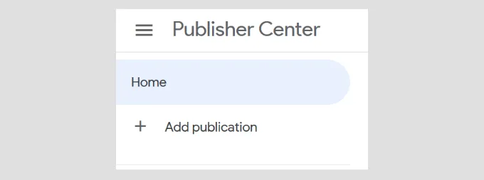 Add publication vào Google News
