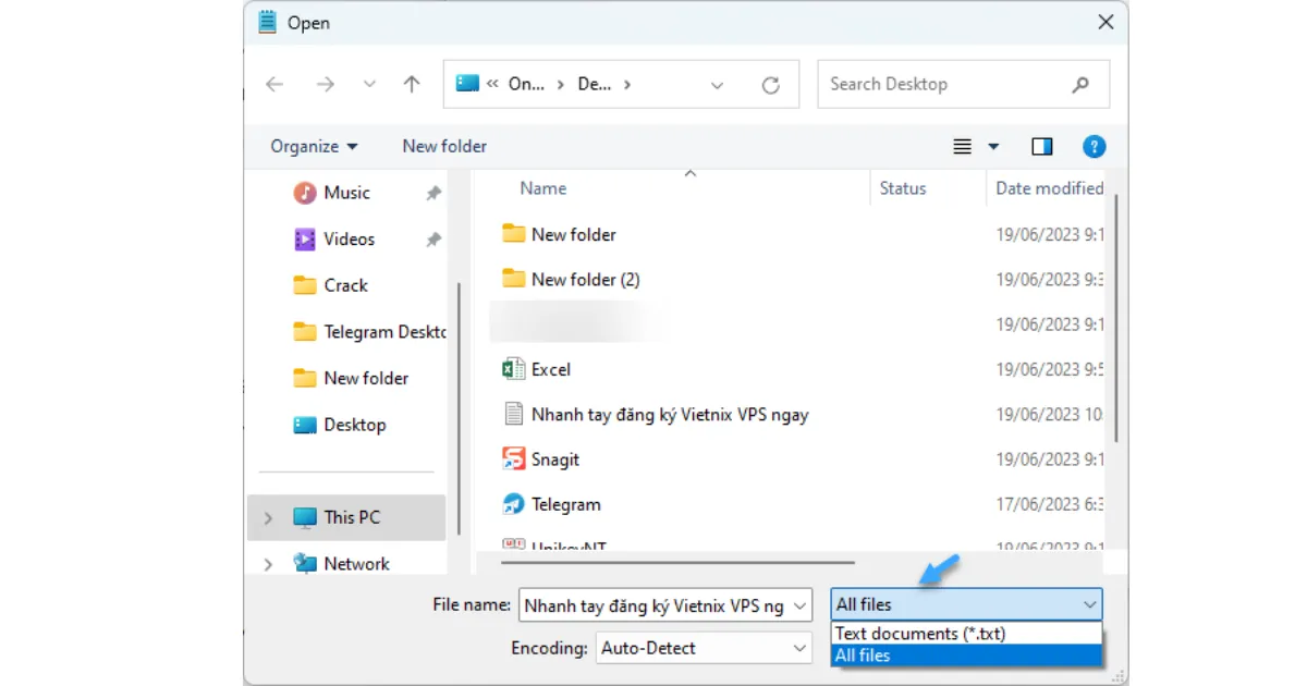File CSV là gì? Tìm hiểu sự khác biệt giữa file Excel và CSV 31 Thay đổi cài đặt thành All files