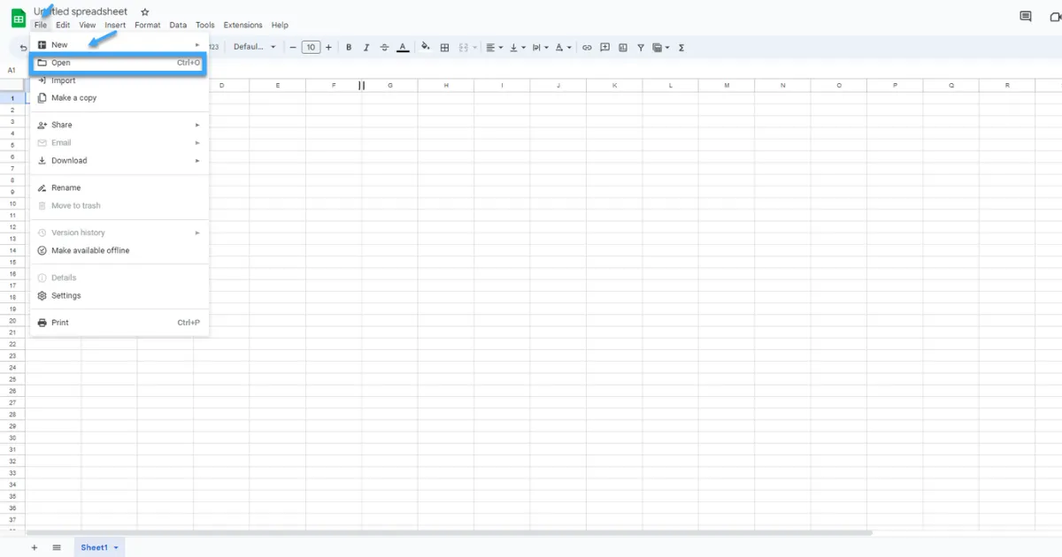 File CSV là gì? Tìm hiểu sự khác biệt giữa file Excel và CSV 27 Chọn File sau đó nhấn Open