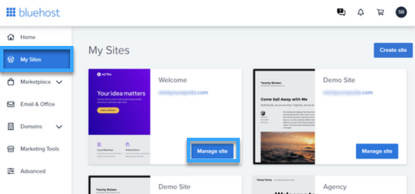 Hướng dẫn cách cài SSL cho WordPress với Let’s Encrypt miễn phí 21 Chọn website muốn kích hoạt SSL