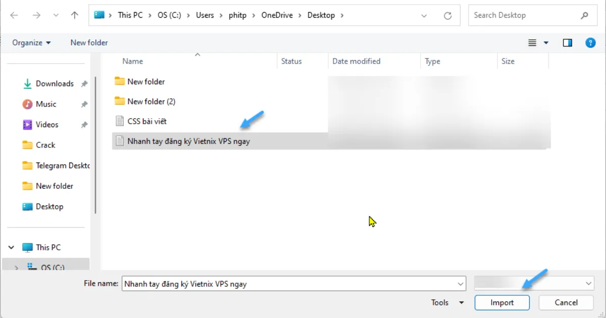File CSV là gì? Tìm hiểu sự khác biệt giữa file Excel và CSV 23 Nhấn vào Import để mở file