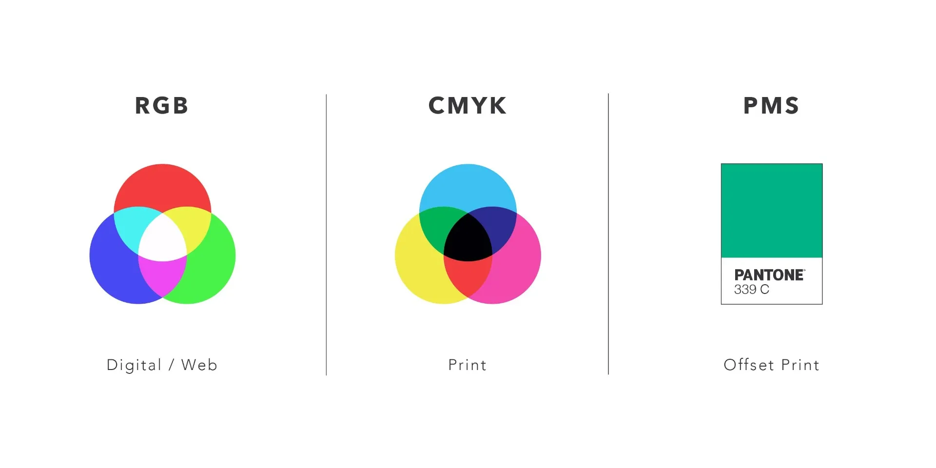 Hệ màu Pantone là gì? Phân biệt màu RGB, CMYK và Pantone