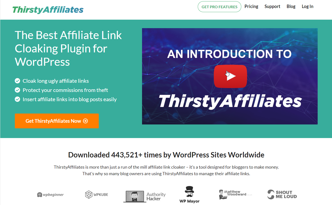 Rút gọn link trong WordPress bằng ThirstyAffiliates