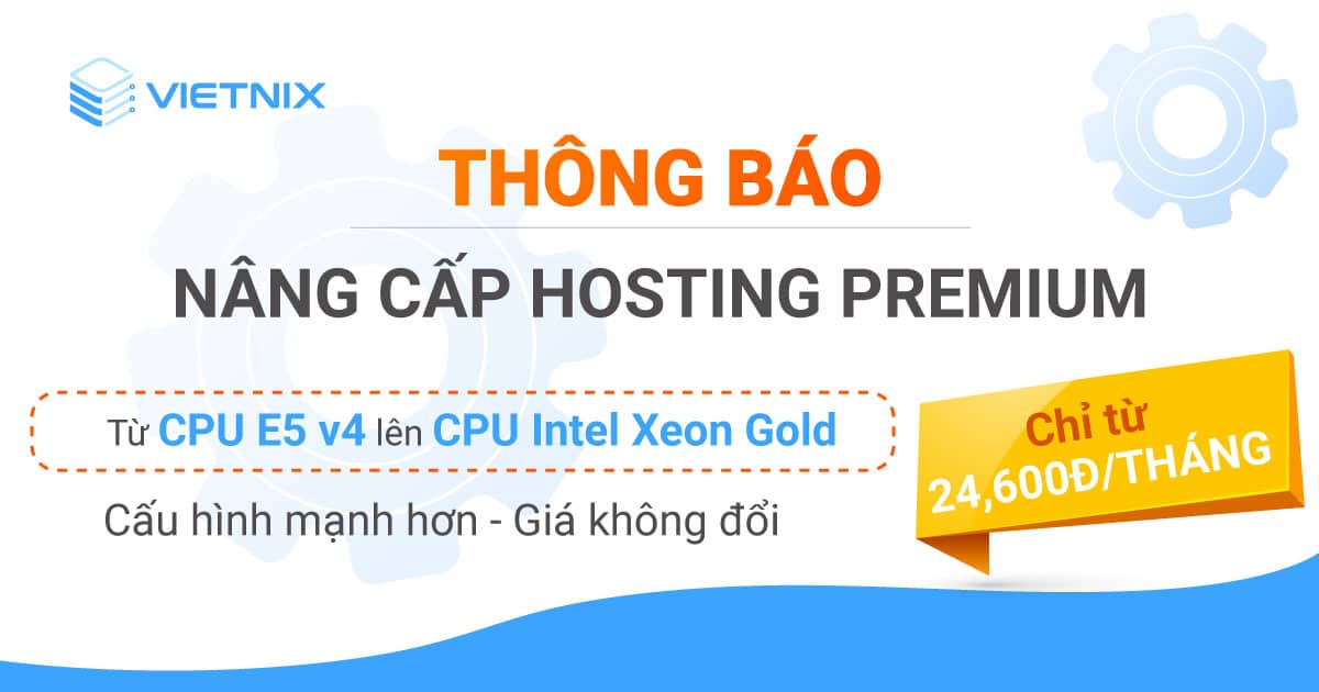 thong bao nang cap cpu hosting premium