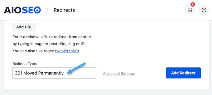 Hướng dẫn cách đổi tên danh mục trong WordPress chi tiết, dễ dàng dành cho người mới 26 Chọn Redirect type để redirect 301