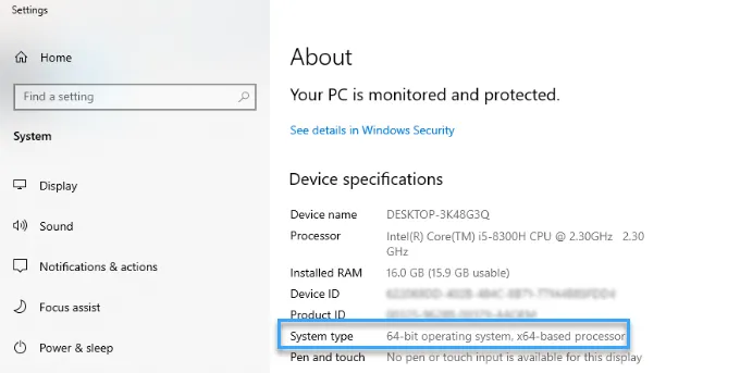 Hướng dẫn 2 cách để tải WordPress trên máy tính Windows cực chi tiết 59 Kiểm tra loại hệ thống
