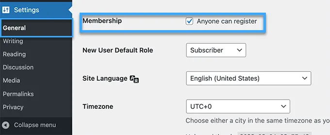 Mở đăng ký người dùng trong WordPress - Subscriber là gì 