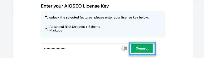 Hướng dẫn cách đổi tên danh mục trong WordPress chi tiết, dễ dàng dành cho người mới 22 Nhập key và bấm connect để lưu cài đặt