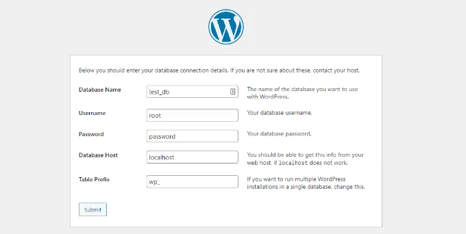 Hướng dẫn 2 cách để tải WordPress trên máy tính Windows cực chi tiết 80 Nhập tên người dùng và mật khẩu