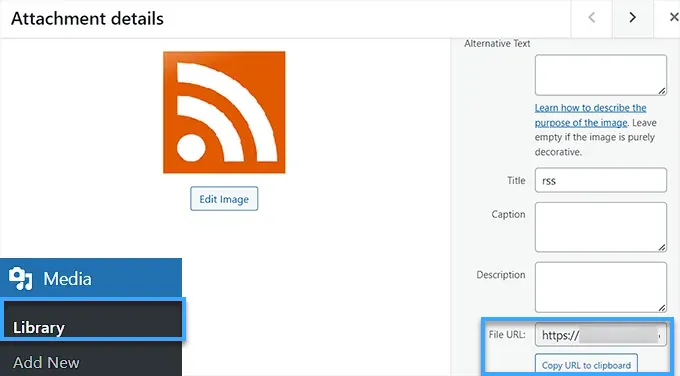 Hướng dẫn tạo RSS feeds cho category trong WordPress 26 Xem ảnh sau khi đăng tại Library
