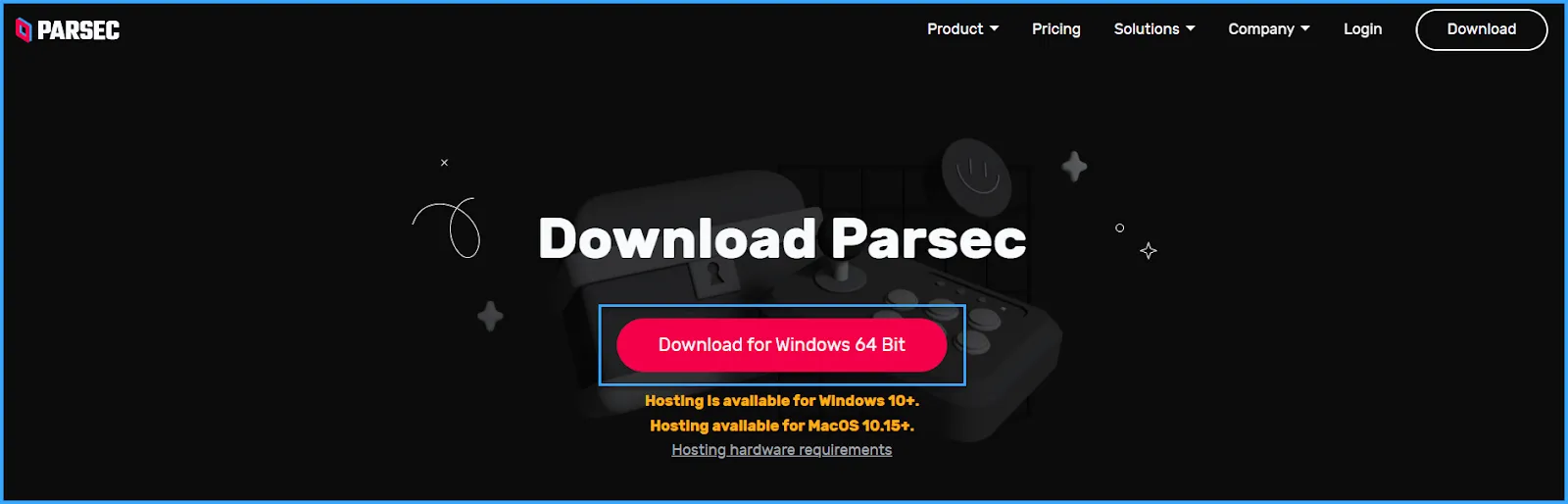 Download phần mềm Parsec về máy tính