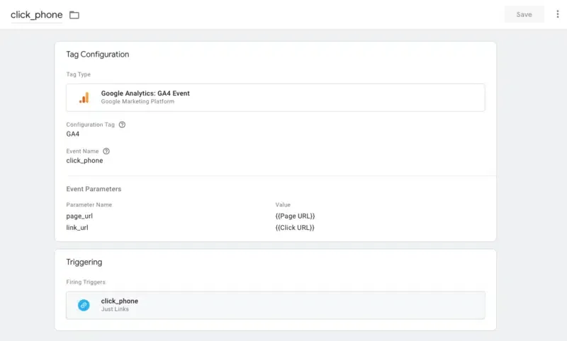 Cách track events và conversions trong GA4 cho B2B 64 Thiết lập thẻ tag