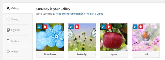 2 cách đặt hình ảnh cạnh nhau trong WordPress dễ dàng 24 Cuộn xuống phần Gallery để xem hình đã tải lên