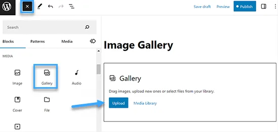 Cách đặt hình ảnh cạnh nhau trong WordPress bằng block editor
