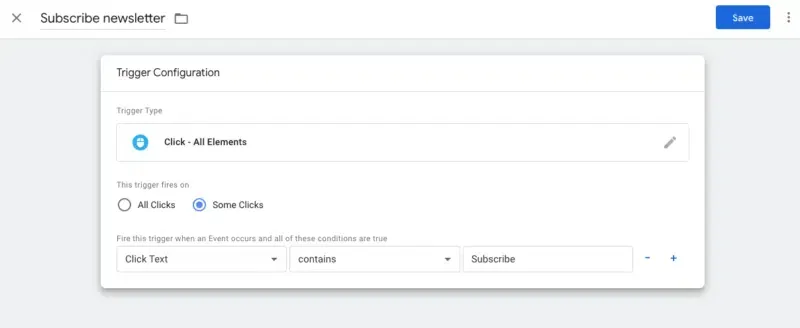 Cách track events và conversions trong GA4 cho B2B 60 Ví dụ về việc tạo trigger