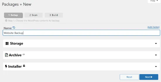 6 cách export trang web WordPress đơn giản 47 Nhấp vào Next button