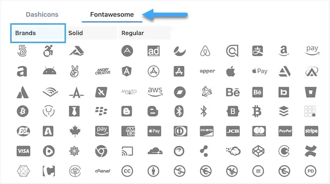 Cách thêm social media icons vào menu WordPress dễ dàng, nhanh chóng 39 Thêm icon thương hiệu vào menu điều hướng WordPress