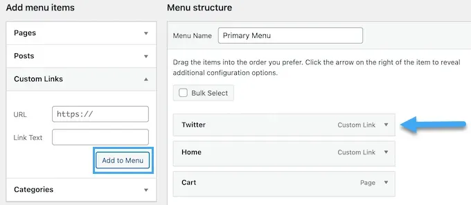 Cách thêm social media icons vào menu WordPress dễ dàng, nhanh chóng 36 Thêm social link vào menu WordPress