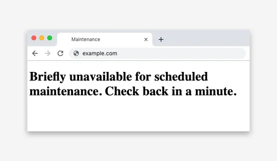 Lỗi briefly unavailable for scheduled maintenance trong WordPress