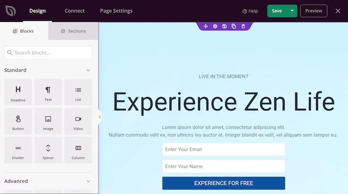 Cách thêm hiệu ứng CSS đơn giản trong Wordpress 45 Giao diện chỉnh sửa trang