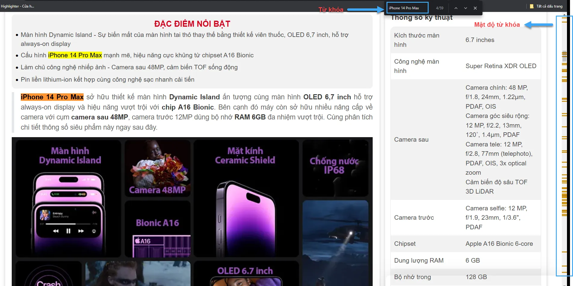 Tham khảo mẫu bài viết chuẩn SEO chất lượng on top Google nhanh chóng 42 Căn chỉnh mật độ từ khóa thích hợp