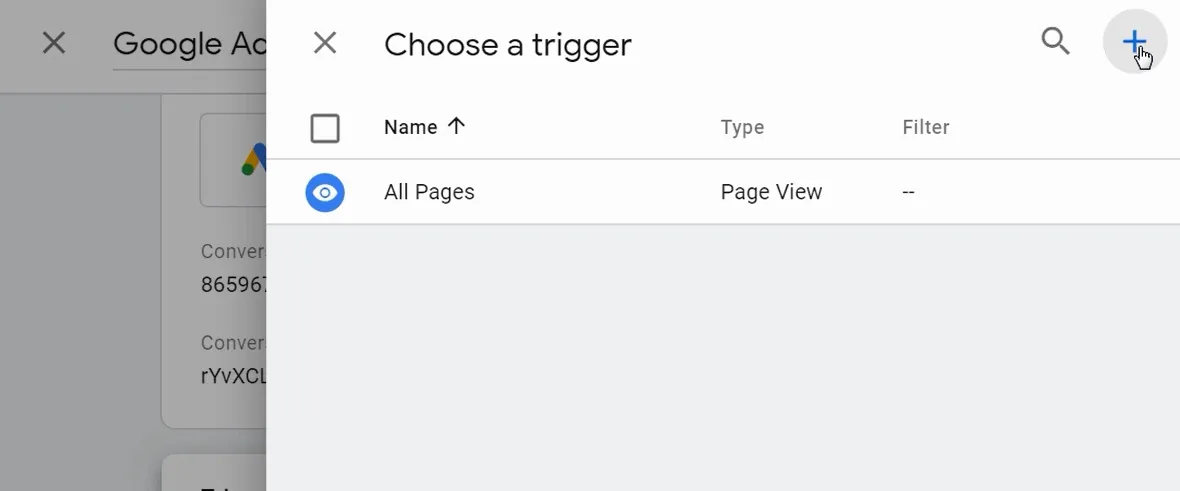 4 cách cài đặt chuyển đổi Google Ads chi tiết nhất hiện nay 60 Chọn trigger Google Tag Manager