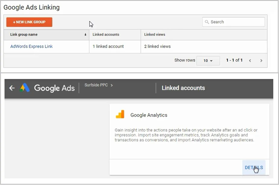 4 cách cài đặt chuyển đổi Google Ads chi tiết nhất hiện nay 72 Liên kết tài khoản Google Ads và Google Analytics