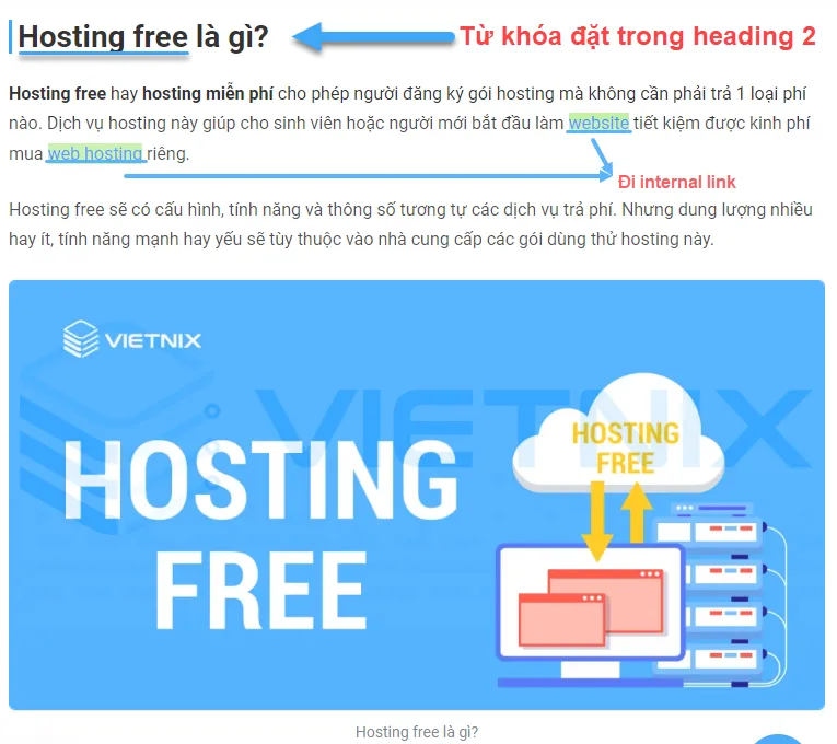 Tham khảo mẫu bài viết chuẩn SEO chất lượng on top Google nhanh chóng 35 Rải đều từ khóa chính và đi internal link trong bài