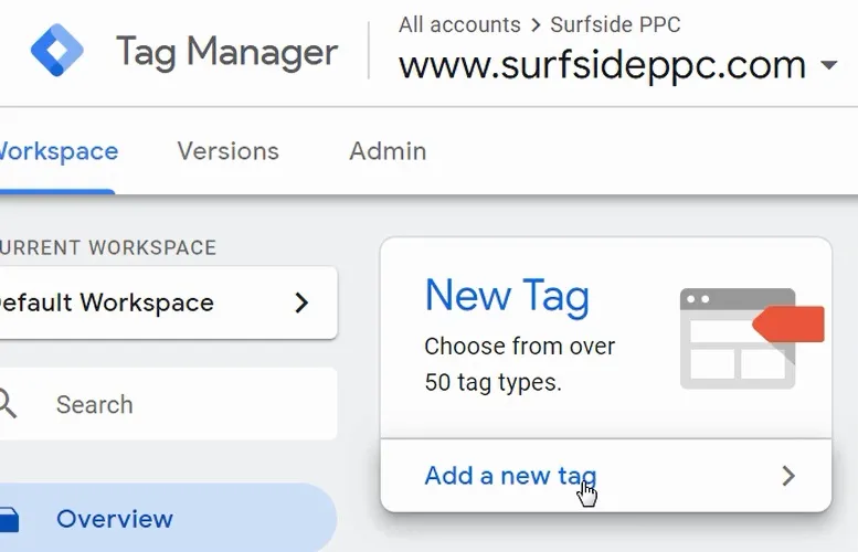 4 cách cài đặt chuyển đổi Google Ads chi tiết nhất hiện nay 56 Tạo tag mới trong Google Tag Manager