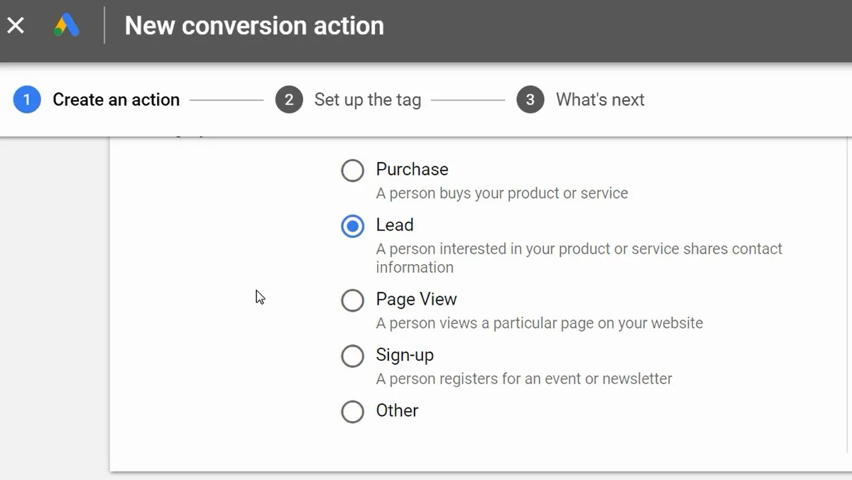 4 cách cài đặt chuyển đổi Google Ads chi tiết nhất hiện nay 54 Thiet lap chuyen doi cua ban