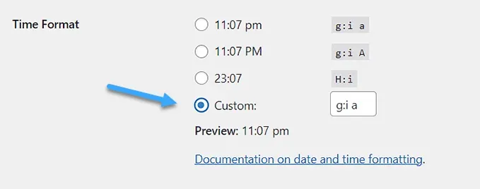 Cách thay đổi định dạng ngày và giờ trong WordPress đơn giản 17 Time Format