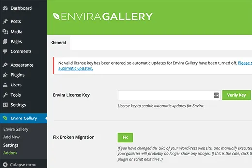 3 cách tự động thêm watermark vào hình ảnh đơn giản 14 License key trong Envira Gallery