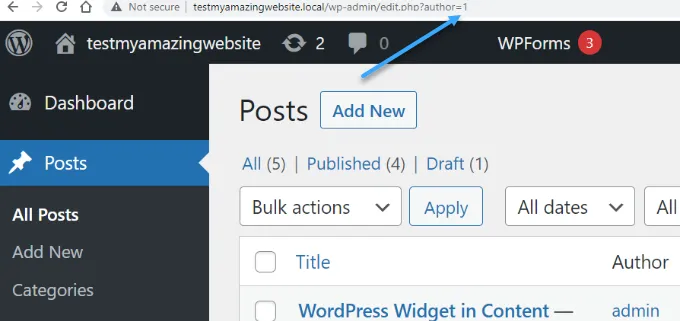4 cách tìm ID trong WordPress dành cho người mới bắt đầu 98 User ID tác giả