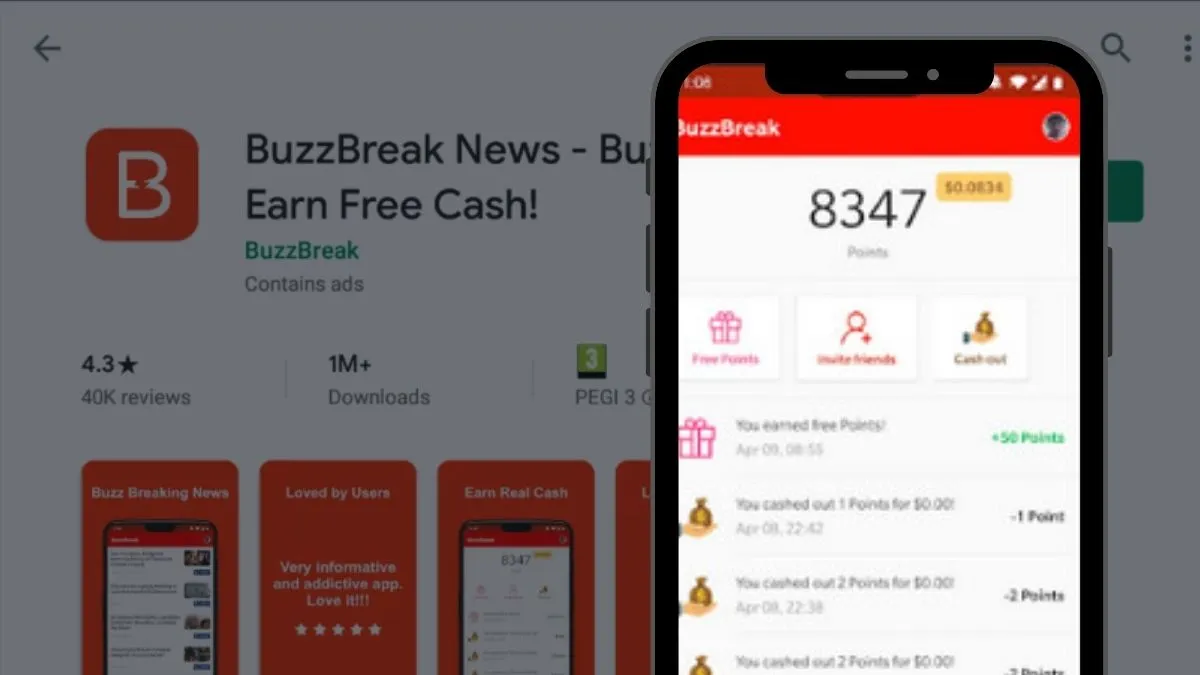 App đọc báo kiếm tiền - BuzzBreak