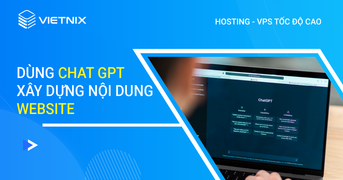 Dùng Chat GPT xây dựng nội dung website