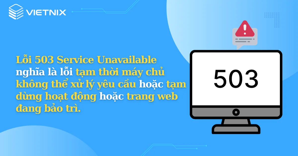 Lỗi 503 Service Unavailable là lỗi gì?