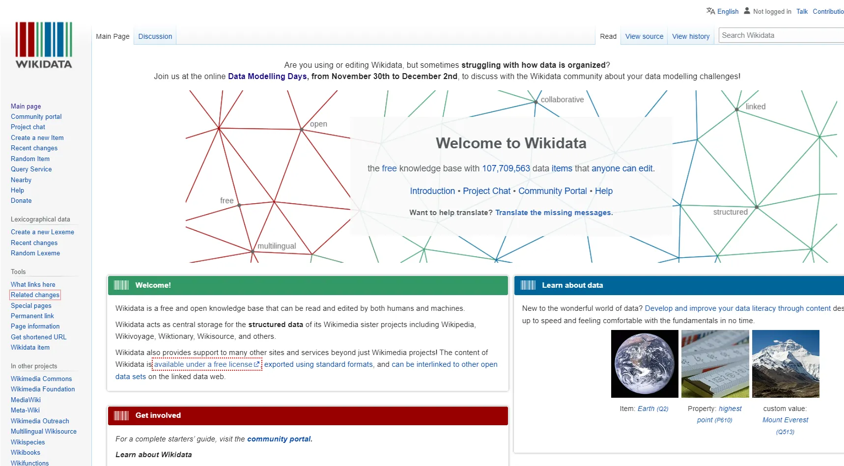 Wikidata là gì? Lý do Wikidata quan trọng với SEO 21 Giao diện của Wikidata